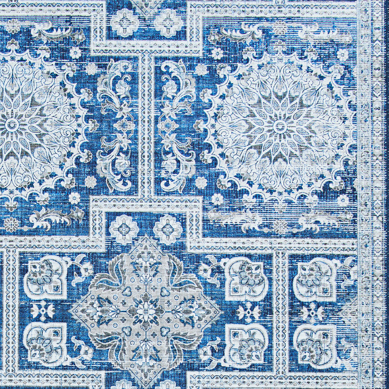 Tapis Hallsville Sari Sapphire, Rectangle 5 pi x 8 pi