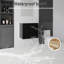 Ensemble de meuble-lavabo mural 22 po avec lavabo et portes à fermeture en douceur pour petites salles de bain-133397059