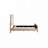 Chenille Upholstered Bed