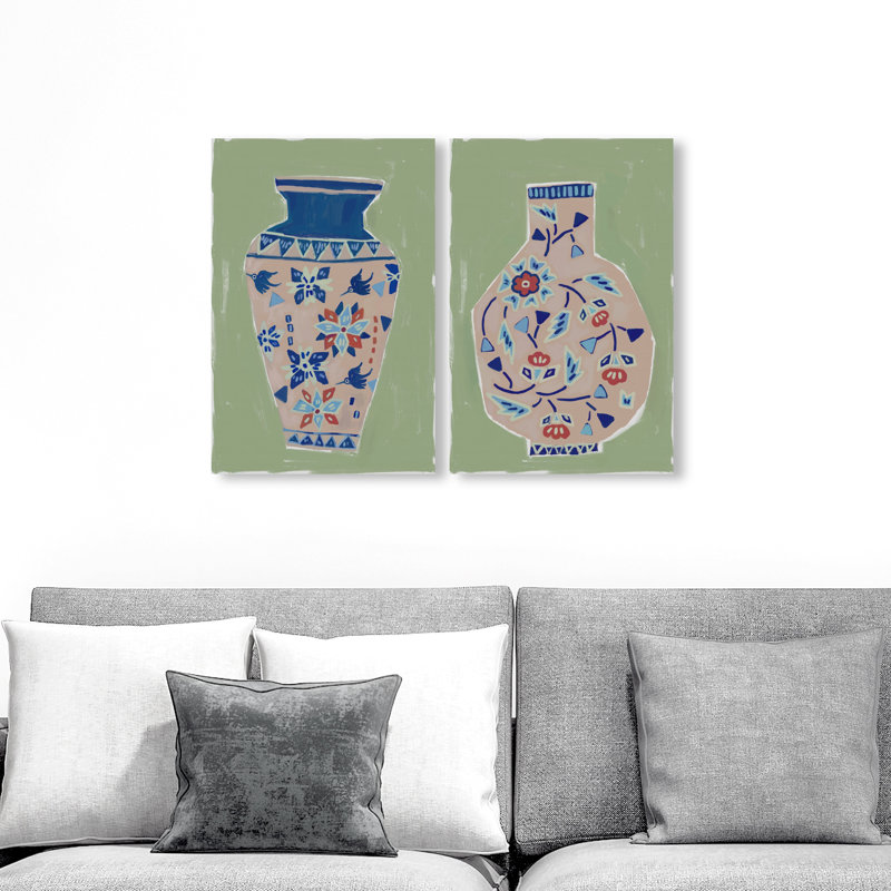 Heirloom Vase Set Set by Oliver Gal, 24" H x 16" W, Gallery Wrapped