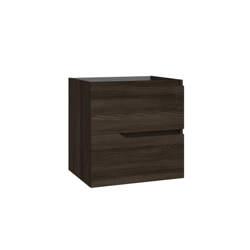 Base de meuble-lavabo mural simple 23,2 po Menta seulement, Wengé
