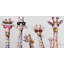 Curious Giraffe Family - No Frame Painting On Metall Folie-49516999