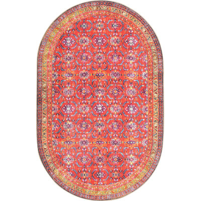Mcclamma Chenille Oriental Indoor Rug