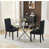 2 Black Ring Back Chairs is out of stock