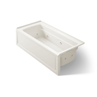 Archer 66" X 32" Integral Apron Whirlpool with Integral Flange and Left-Hand Drain