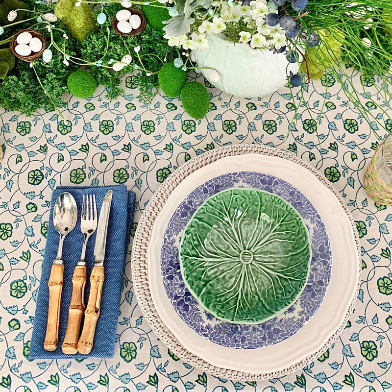 Sea Breeze Rectangular Tablecloth, 70" D x 108" L