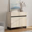 Armoire de rangement moderne, buffet moderne 3 en 1 avec tablettes réglables et 3 tiroirs, armoire à café pour le salon, la salle à manger-308434418