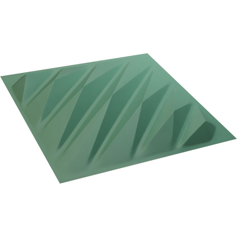 Ensemble de 12 panneaux muraux Arrow EnduraWall, Brume de mer métallique nacrée universelle