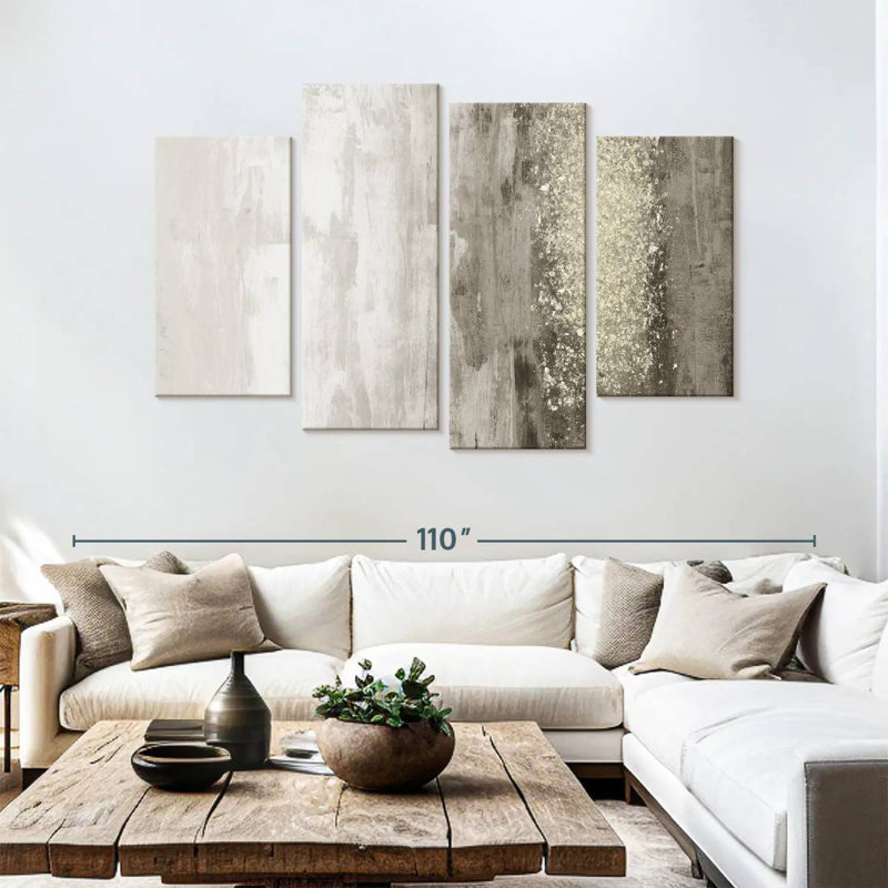 Avery Glitter Rain I, 54" H x 84" W