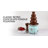 Nostalgia Classic Retro 4-Tier Chocolate Fondue Fountain, 2-Pound Capacity, Easy to Assemble Tiers,  Aqua
