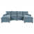 Polyester bleu est en rupture de stock