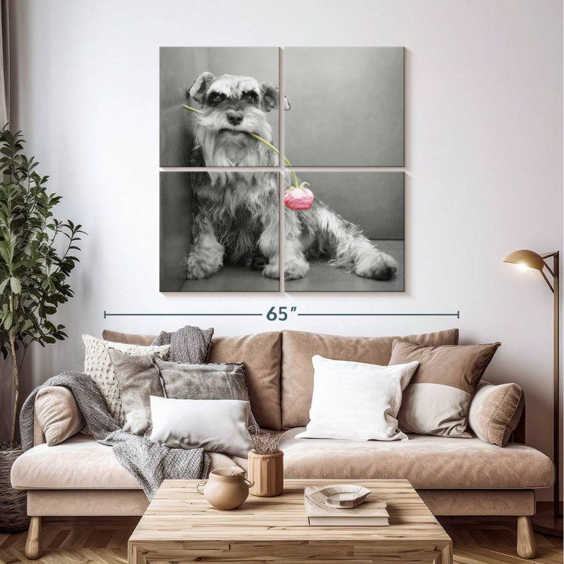 Brampt Ziggy BW, 45" H x 45" W