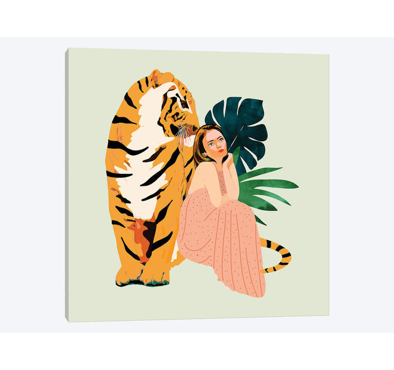« tiger rites », impression sur toile, H 48 po x l 48 po x P 1,5 po
