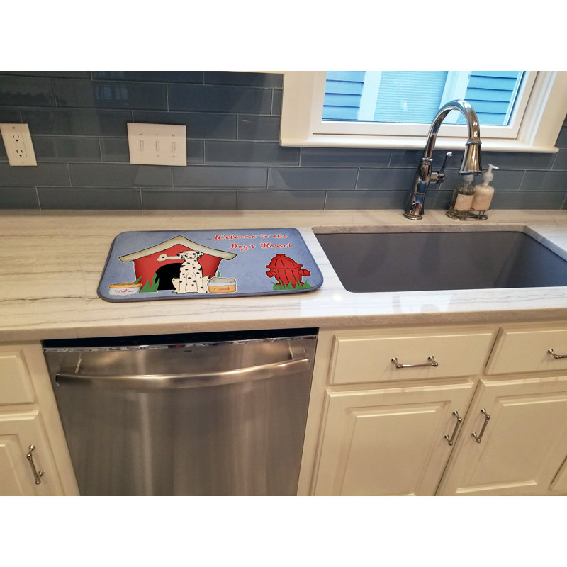 Tapis de séchage dalmatien dog house