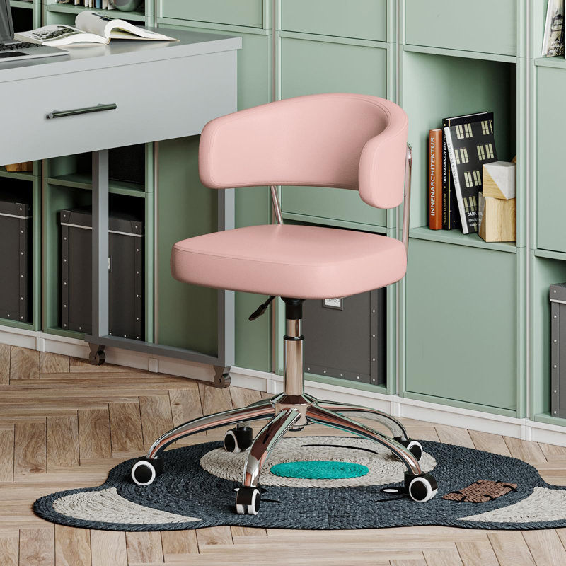 Inbox Zero Avnee Office Chair, Pink