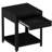Square double-layer coffee table