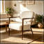 Chaise d'appoint avec structure en métal et pieds robustes-132922239