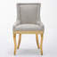 Ensemble de 2 chaises de salle à manger rembourrées de style moderne pour la salle à manger-1268692169