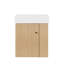 Meuble-lavabo mural 21,6 po avec lavabo mural encastré-1884119682-1884119685