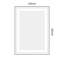 Miroir de salle de bain 24 po x 32 po à DEL avec éclairage avant et arrière, fixation murale, cadre en aluminium, 3 températures de couleur, gradation continue, bois de frêne, idéal pour éclairer le brouillard, surface