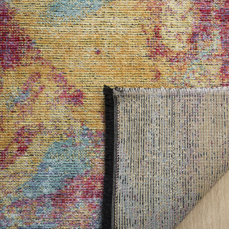 Langton Performance Abstract Rug, Rectangle 9' X 13'