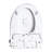 Smart Bidet With Sensor Auto Open/Close, Water Temperature Adjustment, And Night For Bathroom Portable Toilet Seat Digital Display, Side Control Mode, Four Heating Options Elongated Toilets In