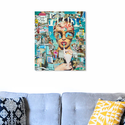 Katy Hirschfeld - Summer Shores Fashion and Glam - impression d'art graphique
