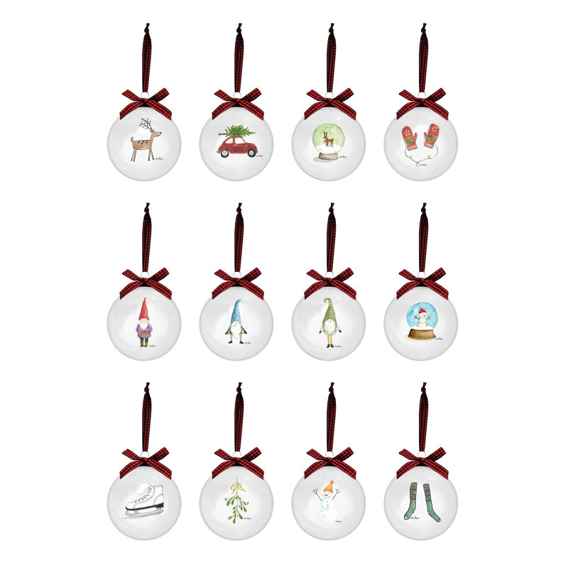 Ornement boule 12 pièces 12 pièces