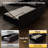 Wingback Modern Platform Bed With Galaxy Projector, 4 DustProof Storage Drawers, LED Bed Frame, USB Ports, No Box Spring Needed & Noise-Free Sturdy Wood Slats, Kiarri-1787113436-1786305417