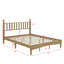 Grand lit plateforme en bois