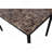 Faux Marble Top Metal Frame Dinette Table