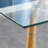 Leleifi Glass Top Four Leg Dining Set-1775005355