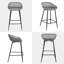 Lucasville Counter Stool with Metal Frame-581991914