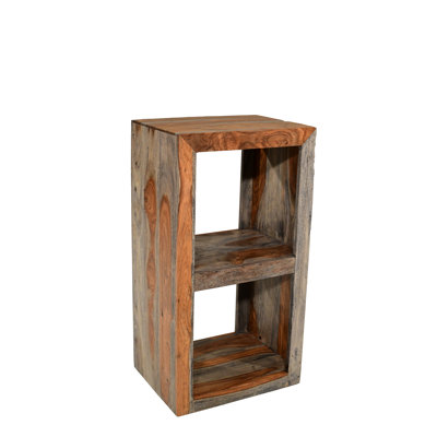 Goa Cube Solid Wood End Table
