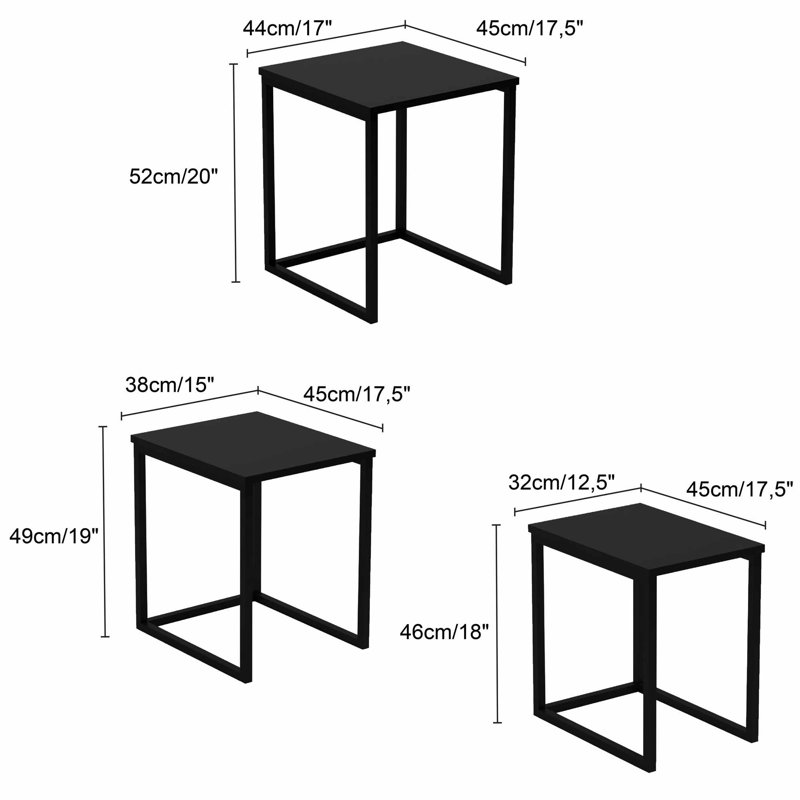 Table gigogne (3 pièces)