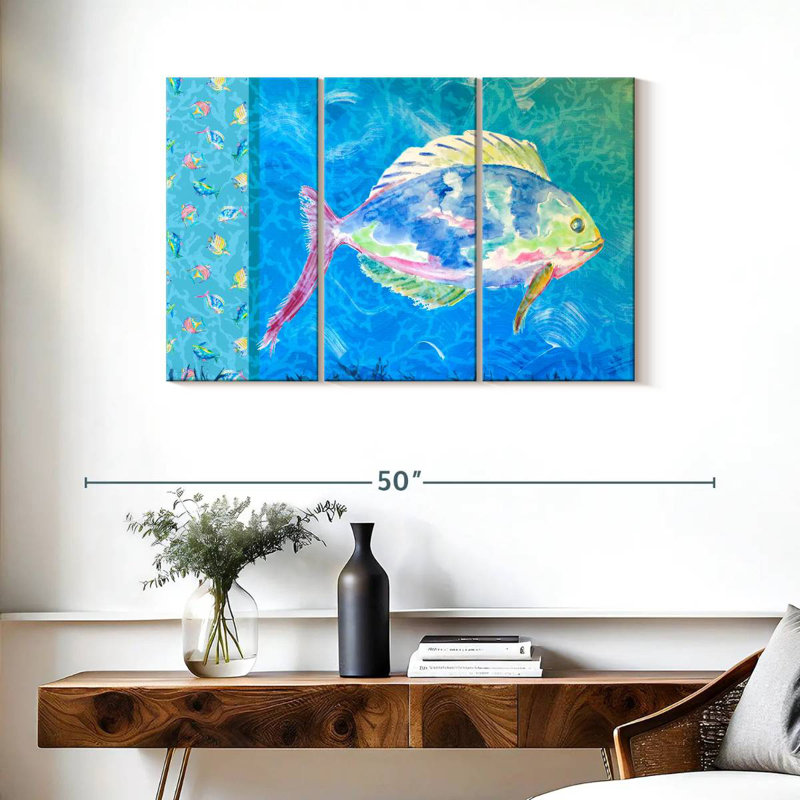 Brampt Under The Sea I, 24" H x 38" W
