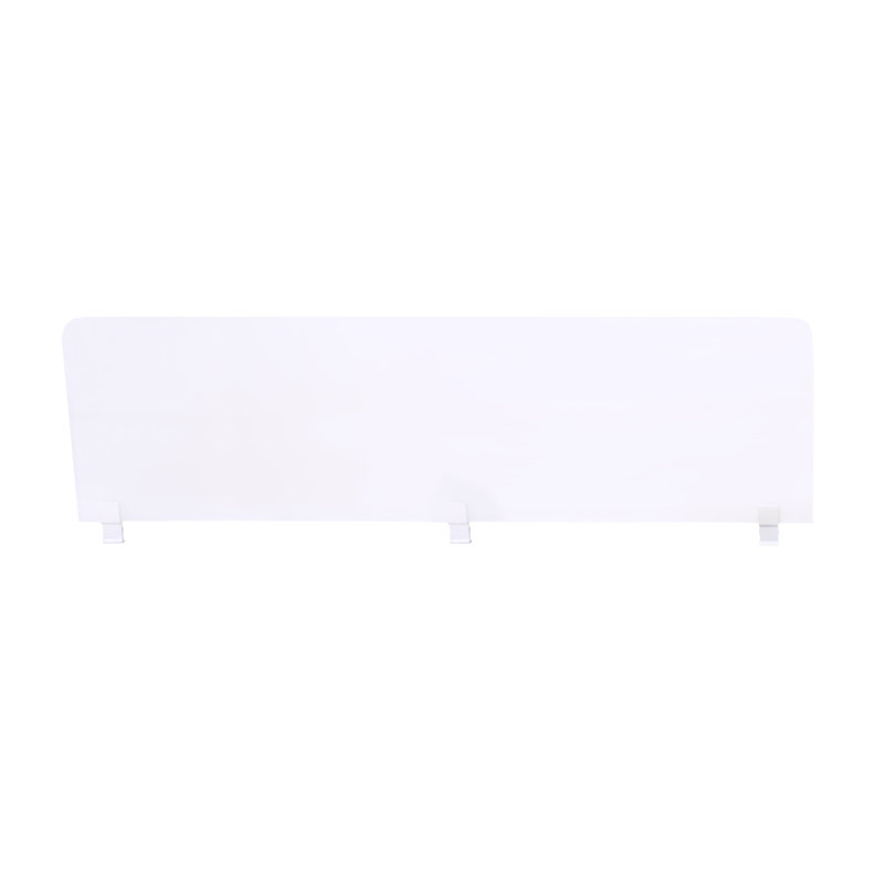 Cloison de bureau en plastique / acrylique, H 1,5 po x l 59 po x P 16 po