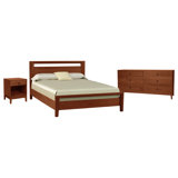 Mansfield Solid Wood Platform 3 Piece Bedroom Set