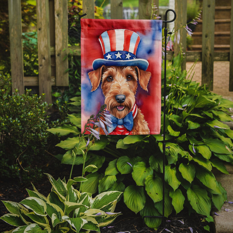 Drapeau patriotique du jardin américain, Terrier irlandais