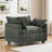 Mercer41 Upholstered 41.7"  Chenille Armchair with Ottoman-758575795