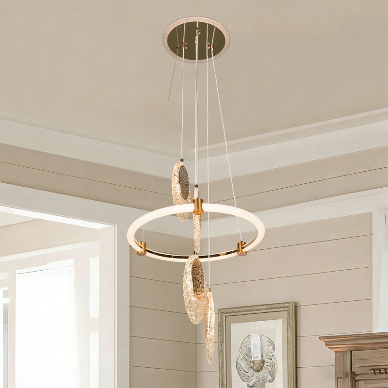 Luminaire suspendu 4 lumières Boho Coastal