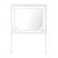 Miroir gris avec DEL
