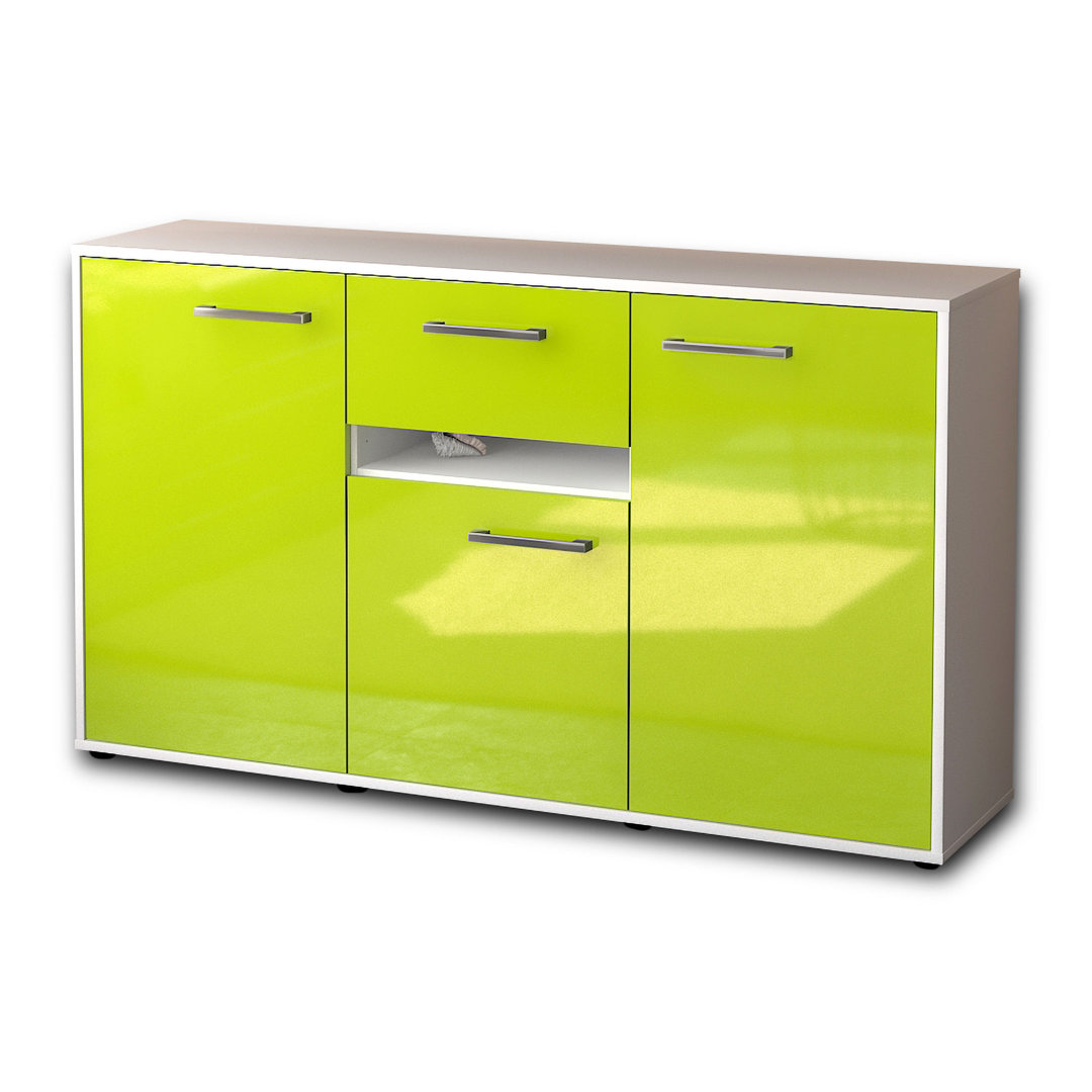 Sideboard Dorina, (136 x 79 x 35 cm), mit Metallgriffen