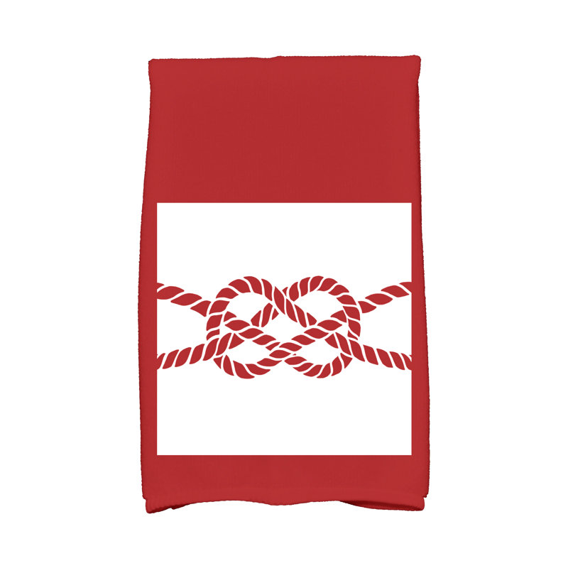 Débarbouillette Knot, Rouge