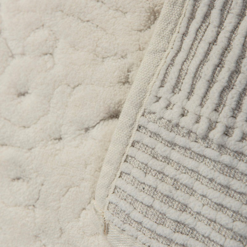 Ensemble de tapis de bain en coton de qualité supérieure (2 pièces) - antibactérien, antidérapant, 19,7 x 23,6 pouces et 23,6 x 39,4 pouces | 100% coton, 1,76 lb par mètre carré | Lavable à la machine, douceur luxueuse pour le confort et la sécurité de la salle de bain