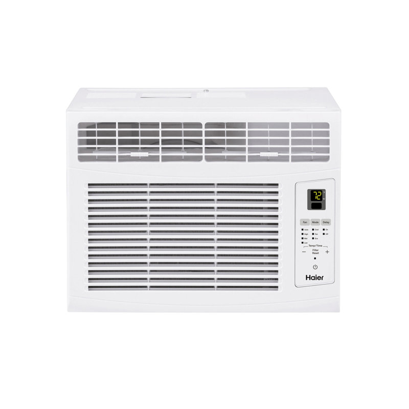 Haier 6000 BTU White Window Air Conditioner with Remote