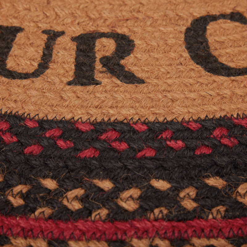 Indoor Rug, Half Circle 1'4" x 2'9"