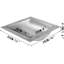 Plateau en acier inoxydable Handford-466131255