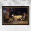 Sheep in a Stable, 1810 - James Ward - toile sur mesure encadrée-1606485998-1606486009-1606486014
