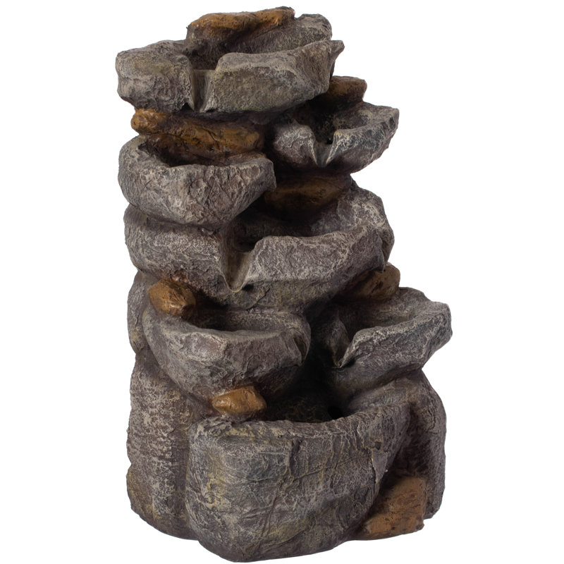 Brieana Weather Resistant Fountain with LED Light